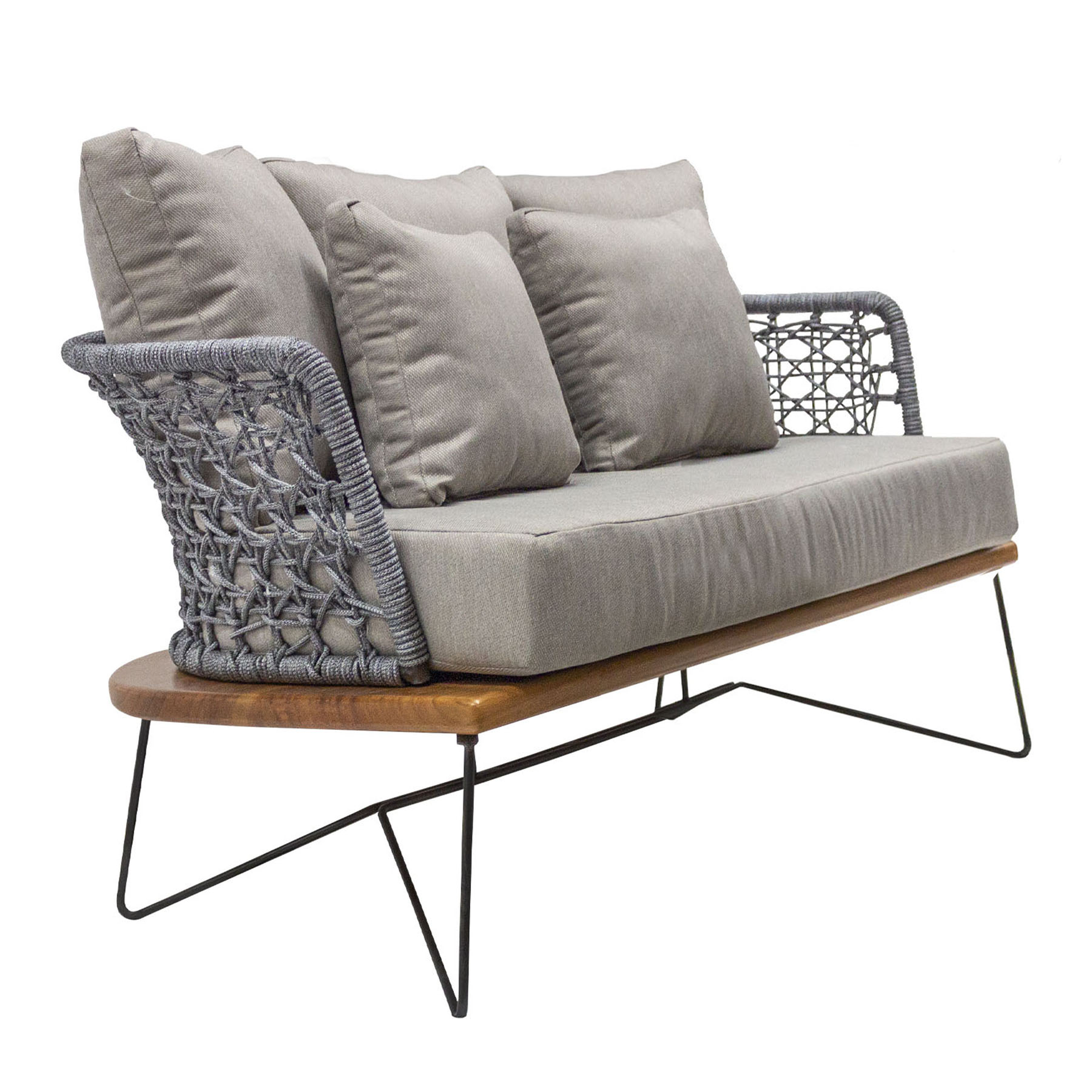 Yelapa love seat cuerda gris cojineria curri // Pedido especial