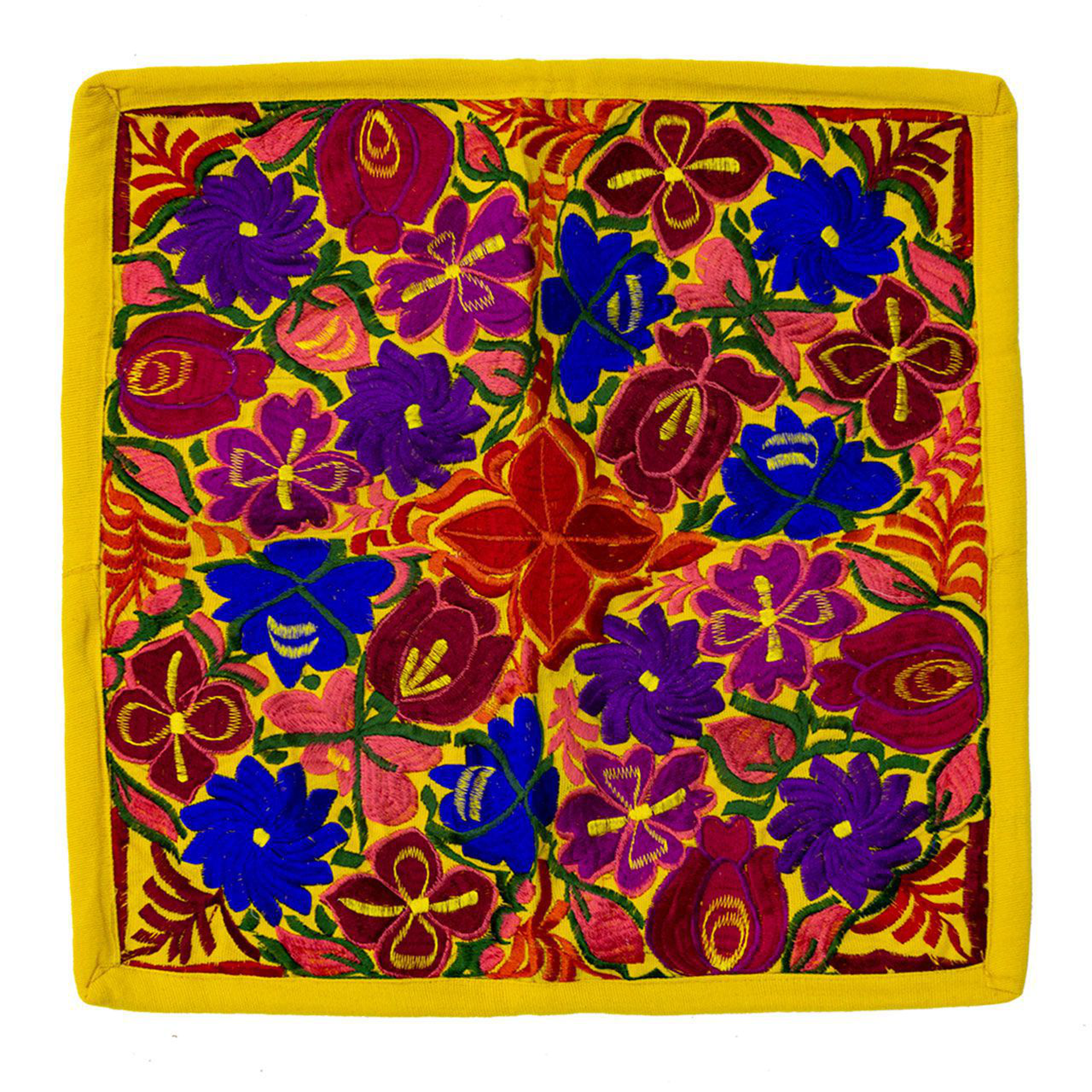 Tuxtla funda cojin amarillo