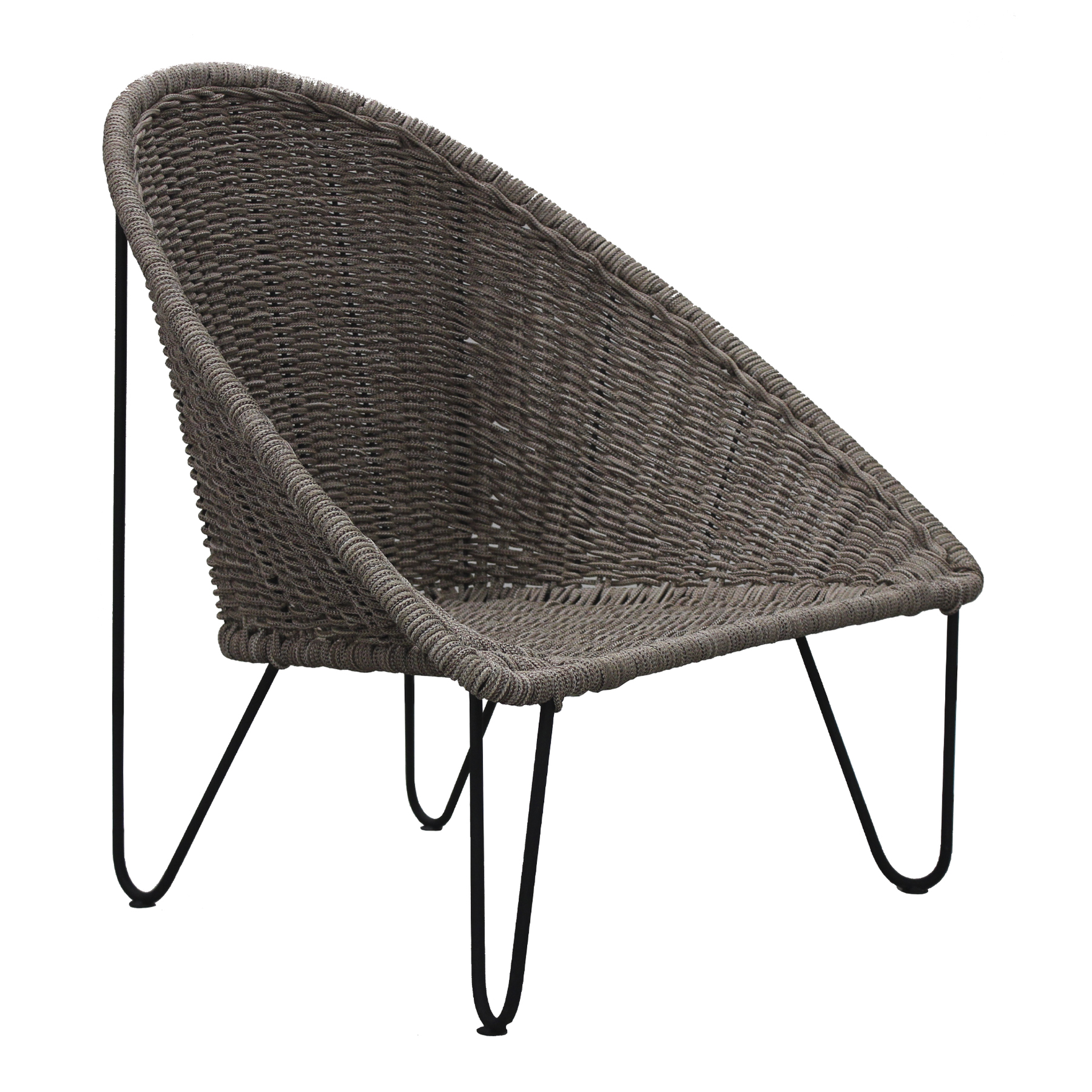 Cabo sillon cafe jaspeado