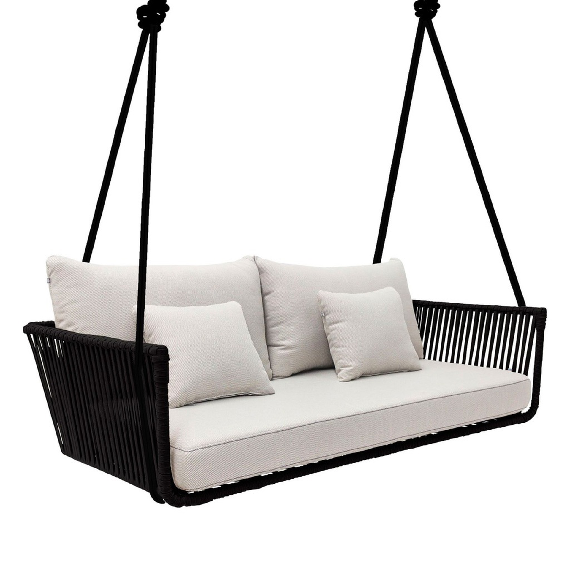 Vallarta columpio love cuerda negra cojineria curri