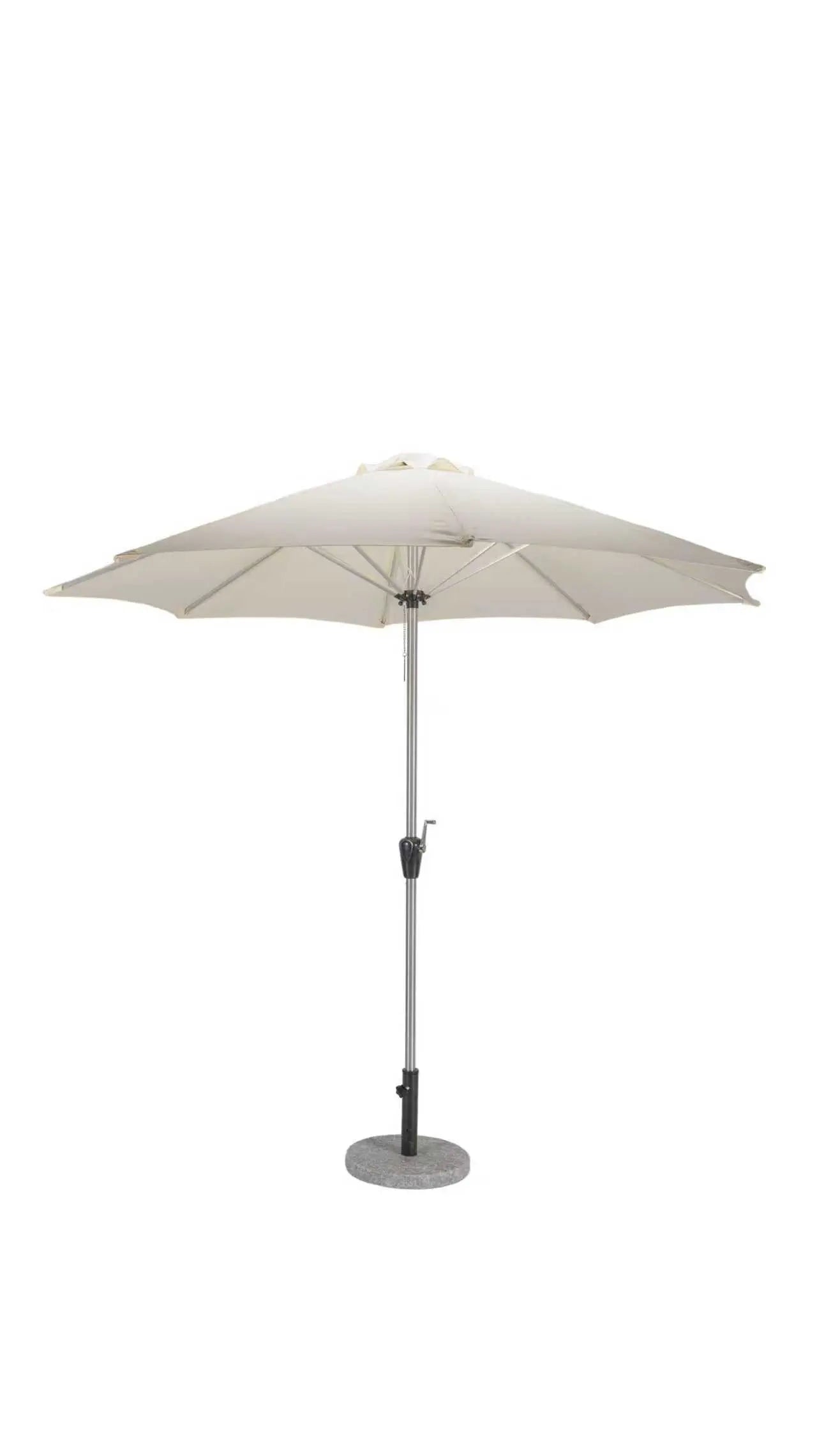 Tuscany sombrilla blanca con base de granito